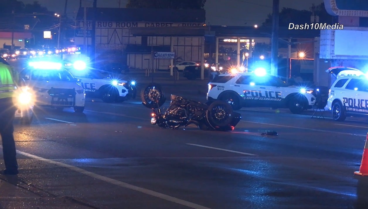 Motorcycle Crash Closes Providence Boulevard Lanes in Clarksville