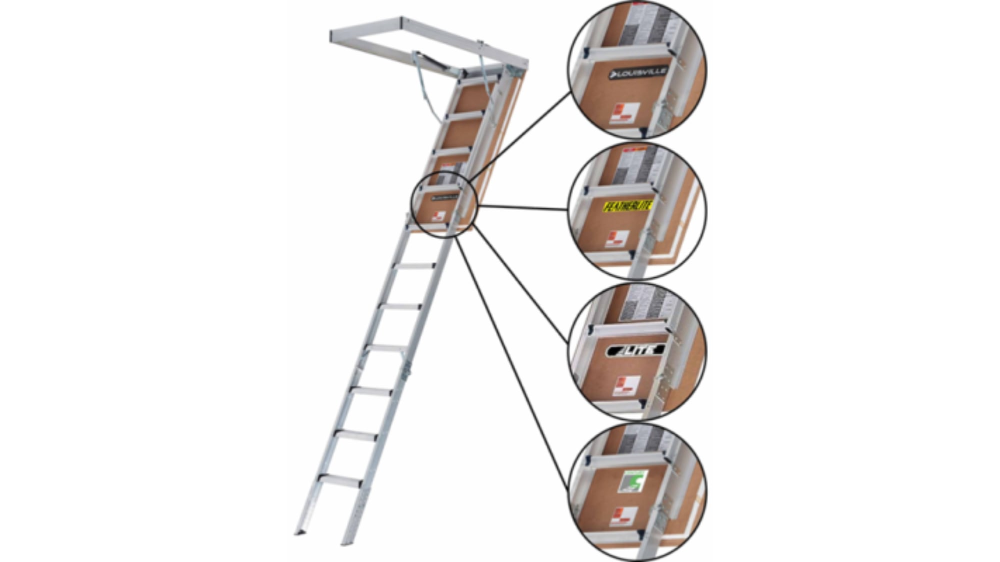 Louisville Ladder Recalls Over 1.7 Million Attic Ladders Due to Risk of Serious Injury
