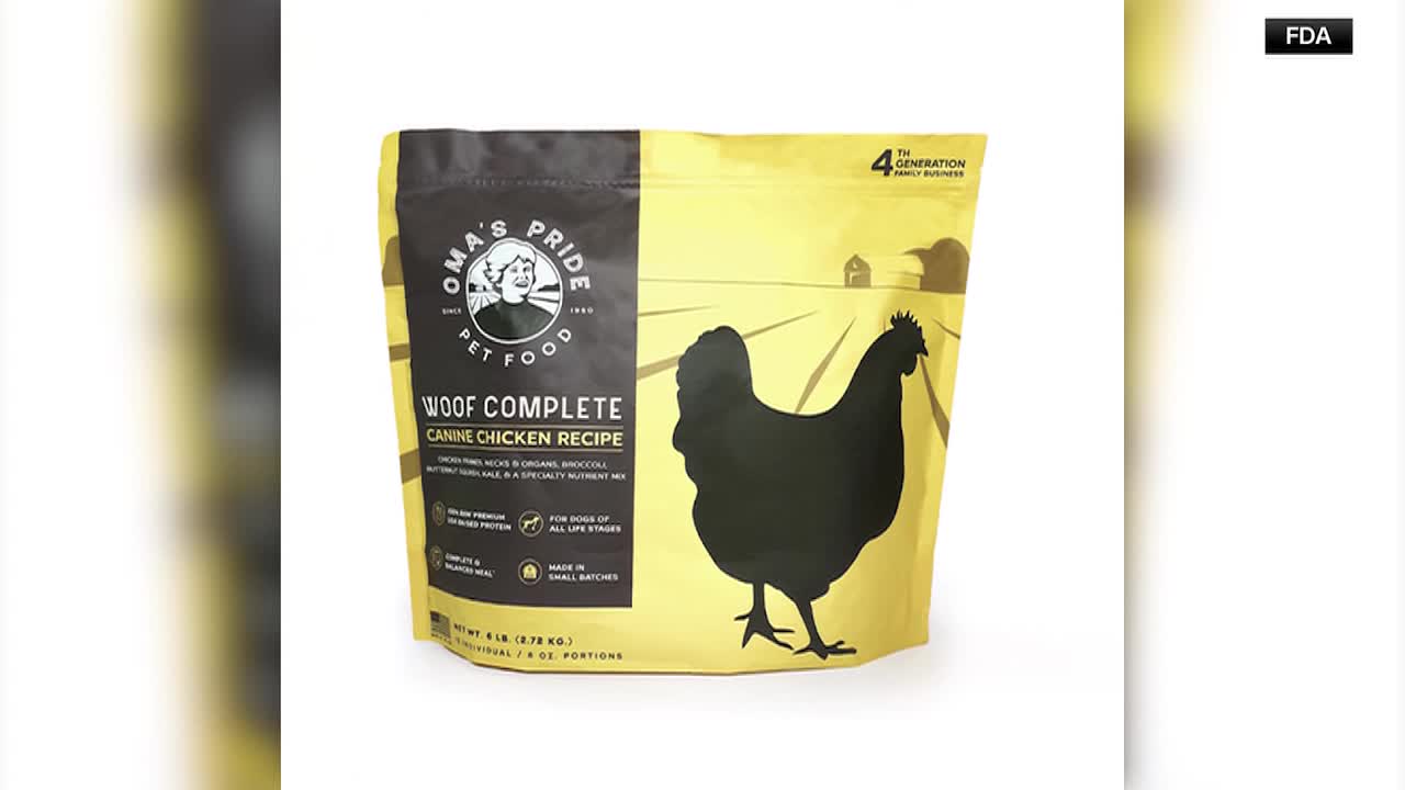 Oma’s Pride Initiates Recall of Canine Chicken Recipe Due to Potential Salmonella Contamination