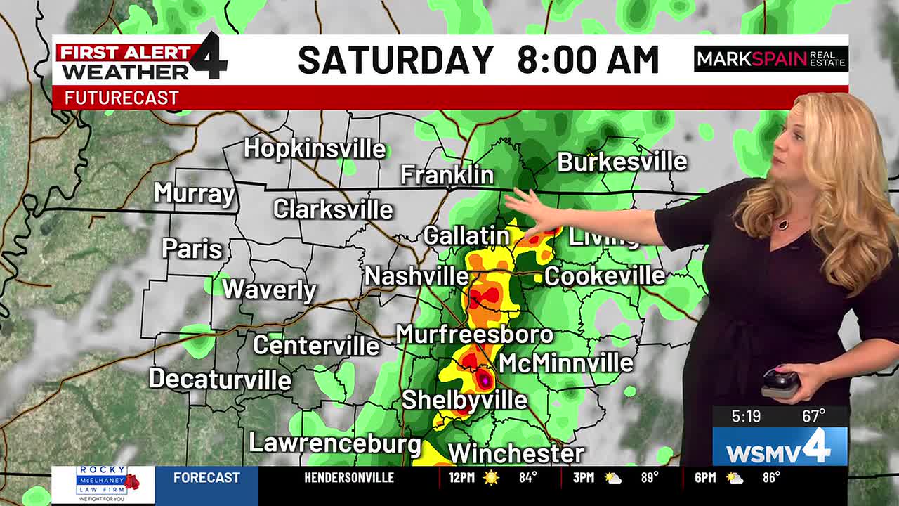 First Alert Issued for Nashville Area Amidst Forecast for Strong Storms
