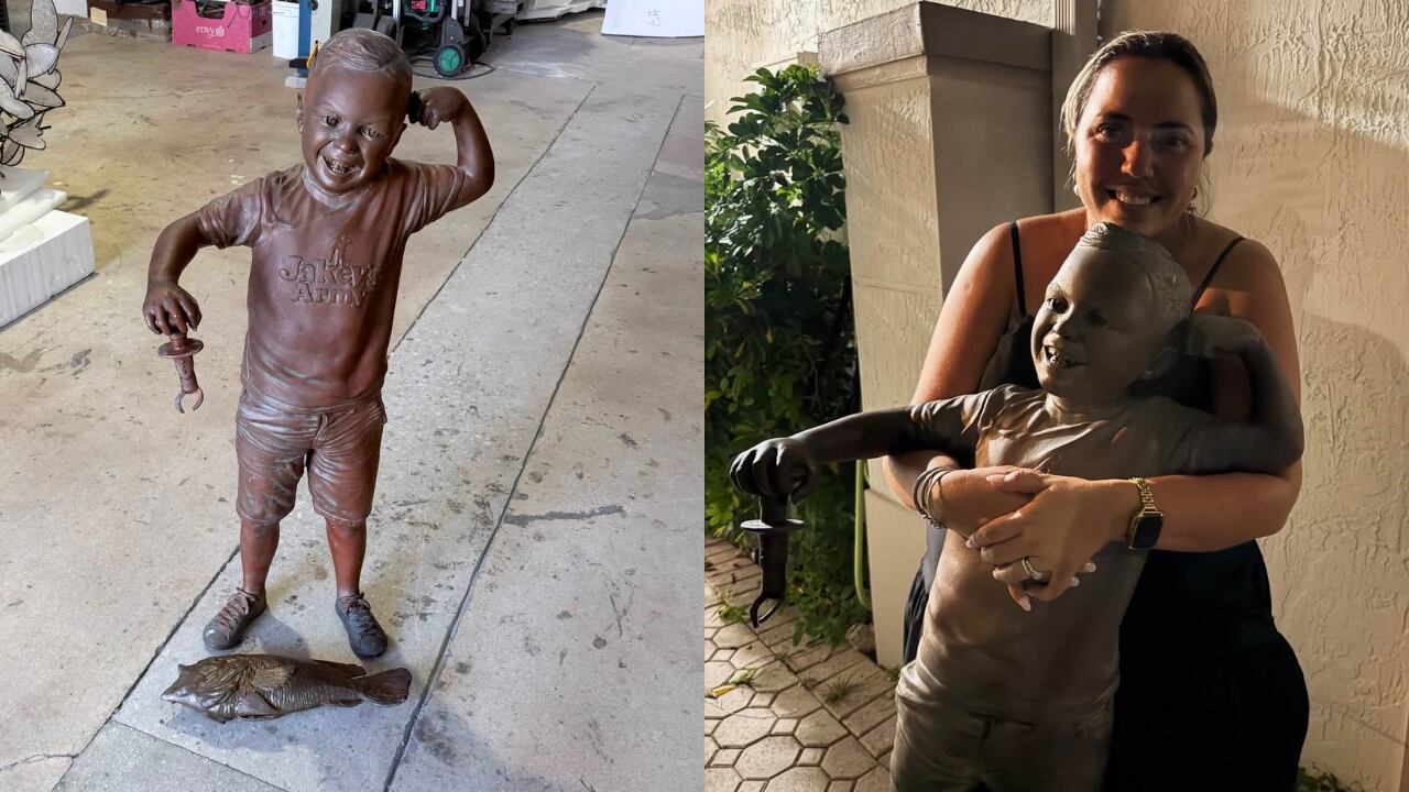 Bronze Statue Honoring Cancer Victim Stolen from Miami Lakes Park, Recovered