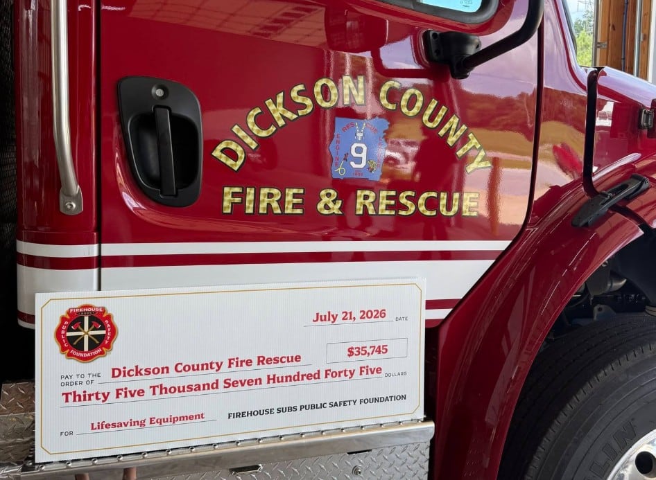Dickson County Fire & Rescue Receives Grant for New Extrication Tools