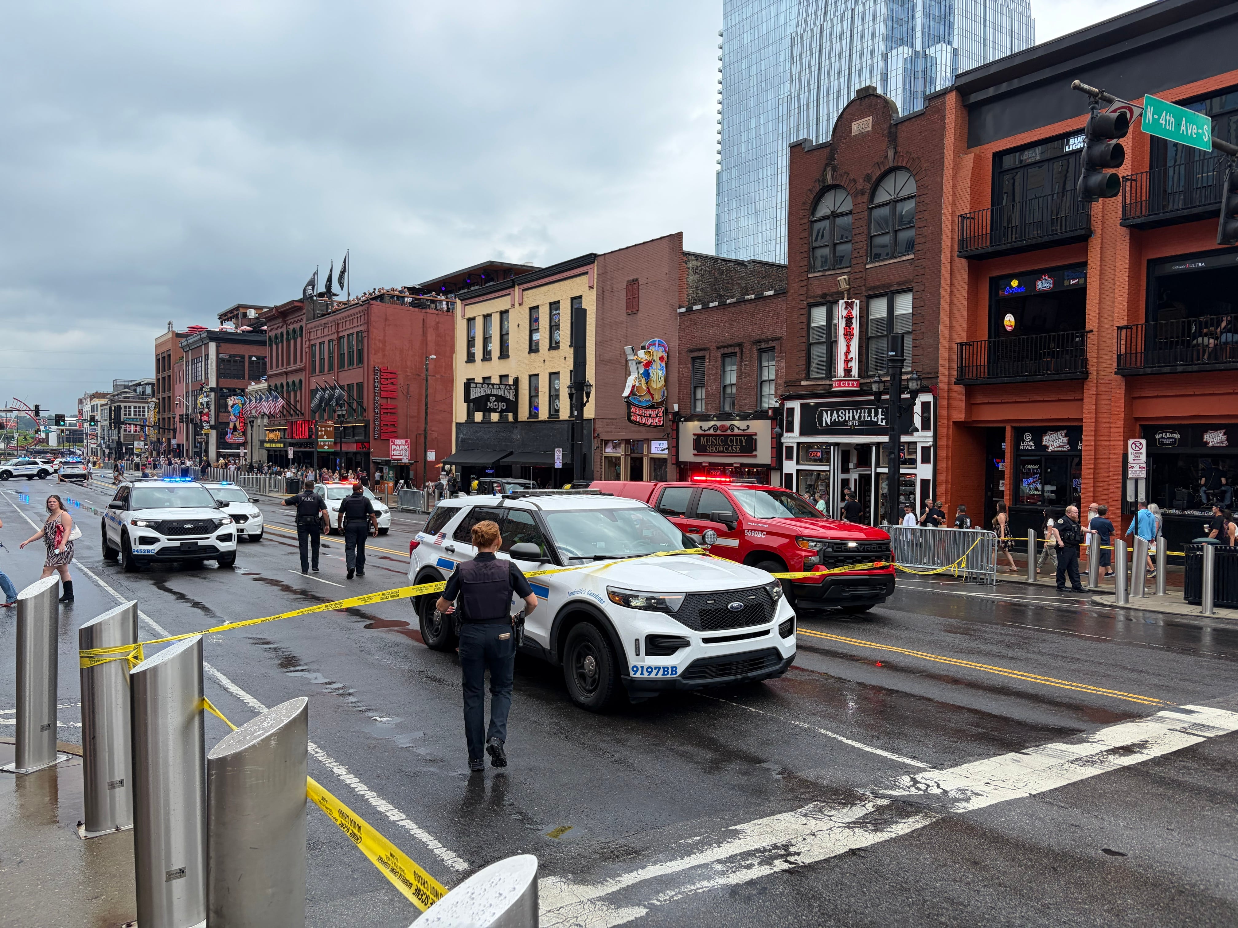 Pedestrian Killed, Three Injured After Driver Runs Red Light in Downtown Nashville