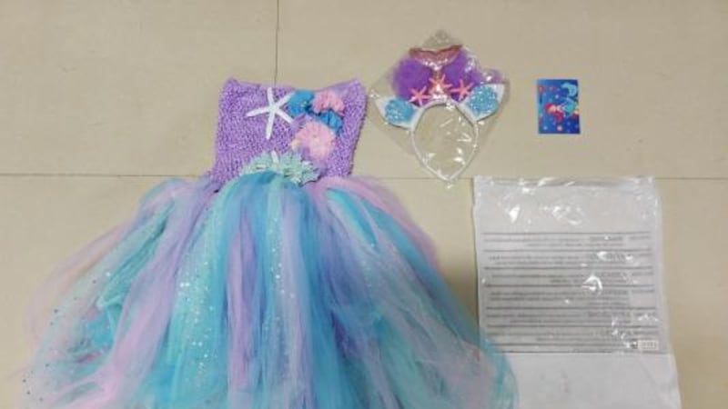 SKCAIHT Children’s Little Mermaid Costumes have been recalled for containing a chemical known...