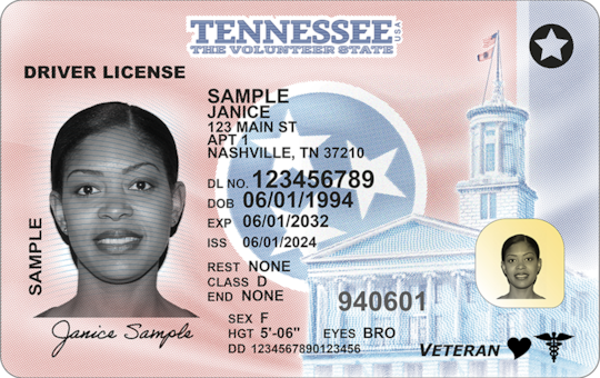 New Tennessee driver’s license, ID cards unveiled