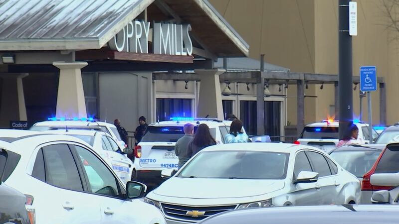 Opry Mills Mall on lockdown.