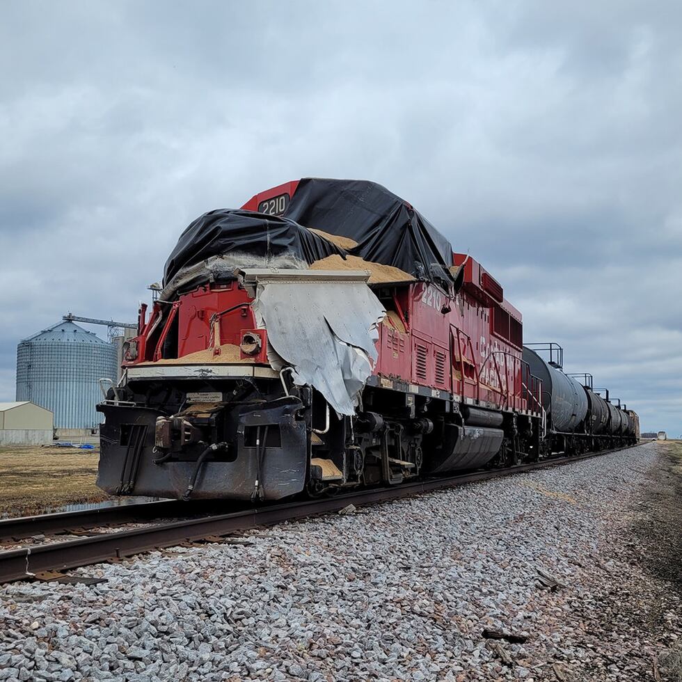 Semi vs. Train collision in Brown County MN