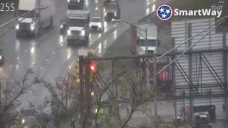 A pothole forced about 30 tires to be changed on Interstate 40 East in Davidson County on...