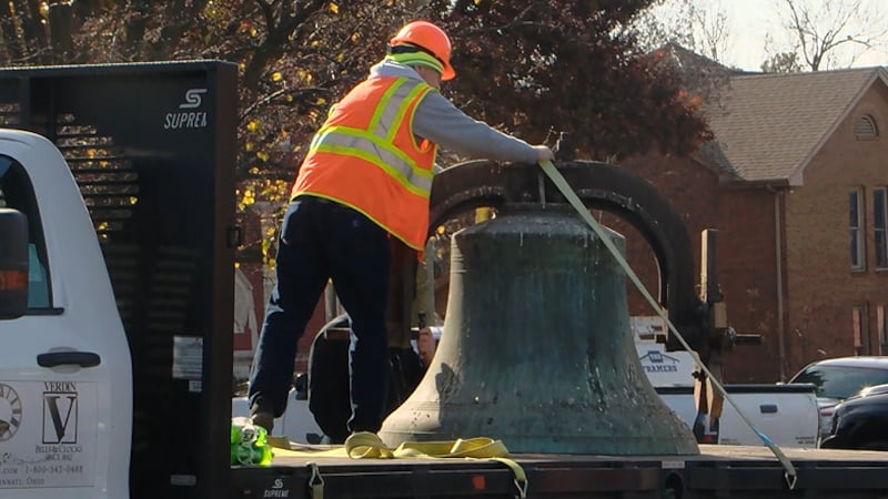 Historic bells removed from East Nashville church to begin restoration process