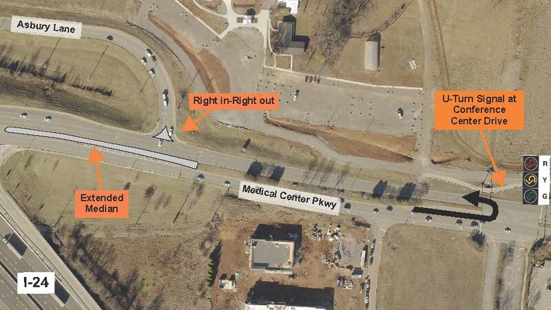 City of Murfreesboro making changes to 2 streets