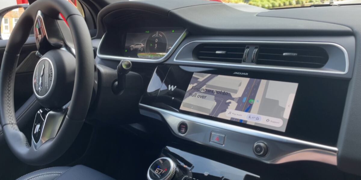 Waymo Rear Screen Inside a Waymo: A first look at Nashville’s new driverless rideshare ...