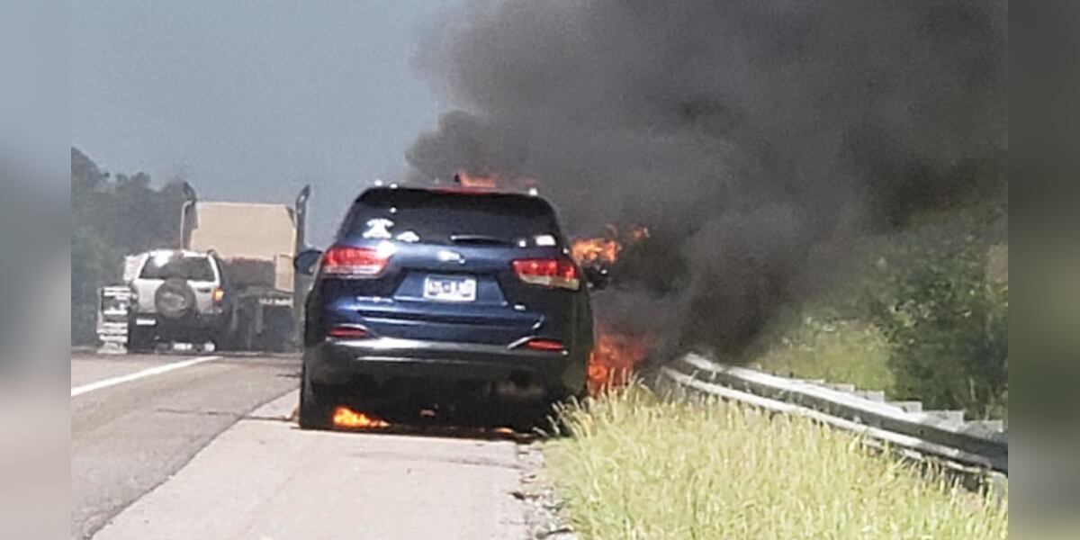 Kia catches fire while in operation