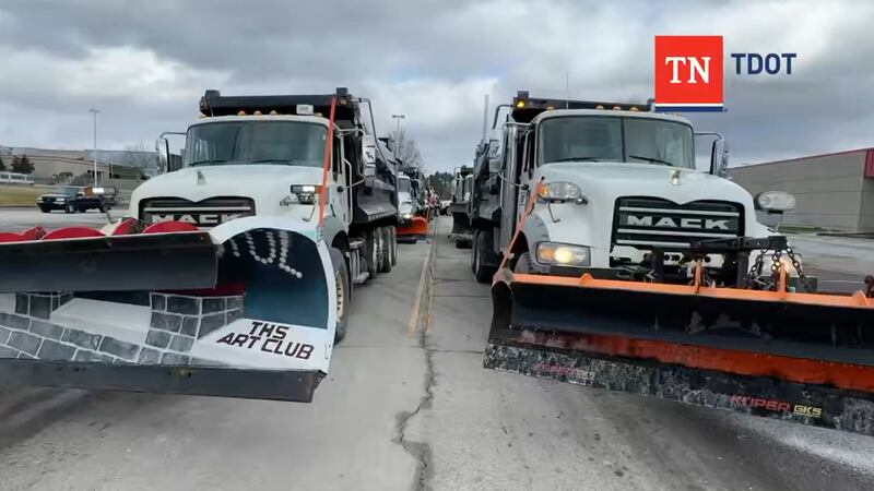 State transportation crews from East Tennessee heading to the Midstate to assist in winter...