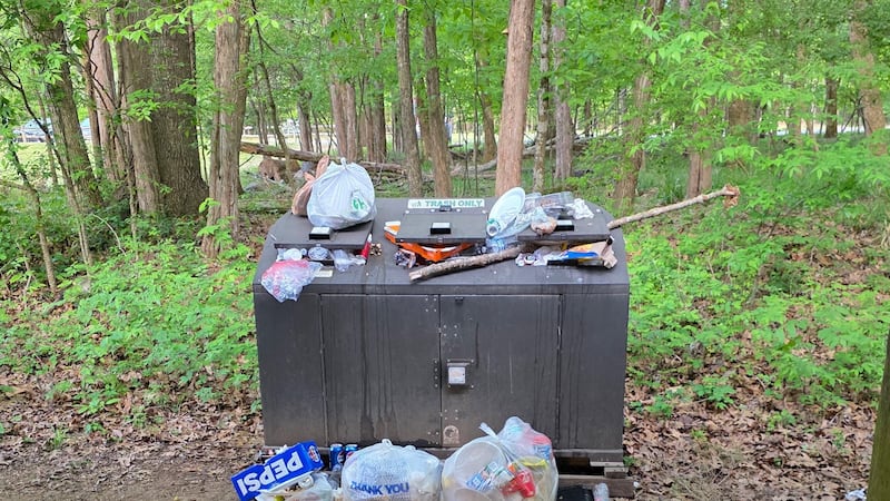 Long Hunter State Park is asking visitors to be better about picking up their trash and...