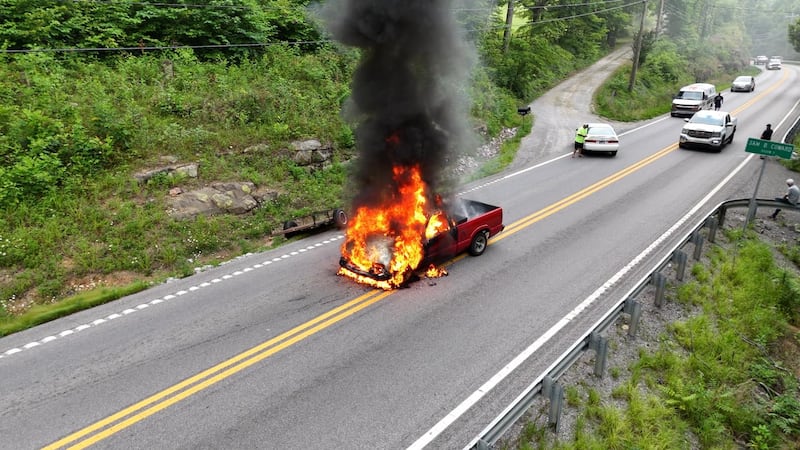 Putnam County Pickup Truck Fire