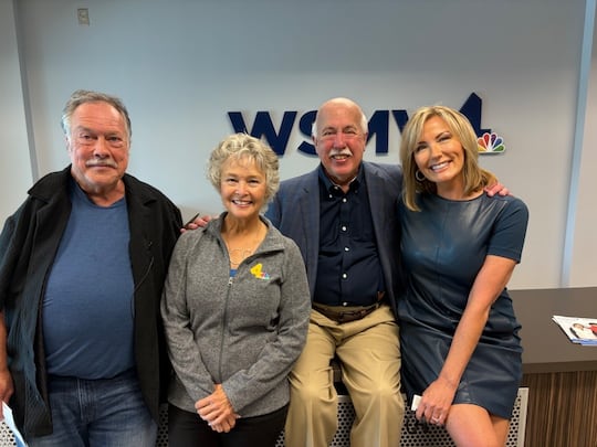 Tracy Kornet with WSMV 4 Entertainment reporter Jimmy Carter
