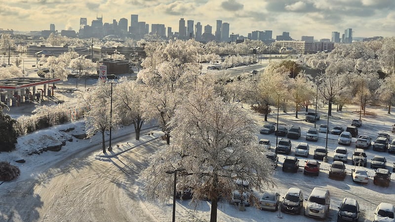 Icy conditions in Middle Tennessee