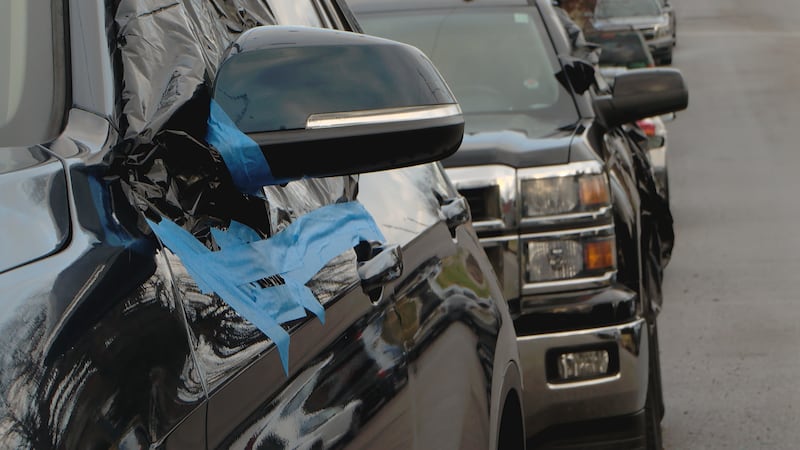 Neighbors said dozens of cars were broken into on Saturday night near Five Points.