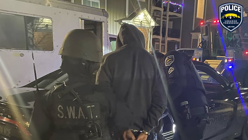 Lebanon Police arrested Davin Rolle in connection to a shooting that happened at Walmart.