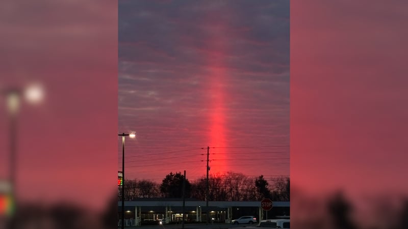 Sun Set Rare ‘Rare’ sunset spotted in Middle Tennessee