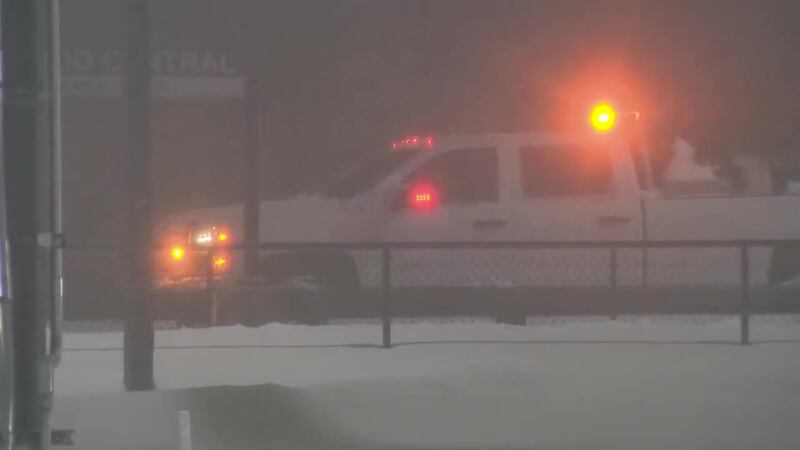 FILE - An accident involving a snowplow truck left a woman dead and her husband injured.