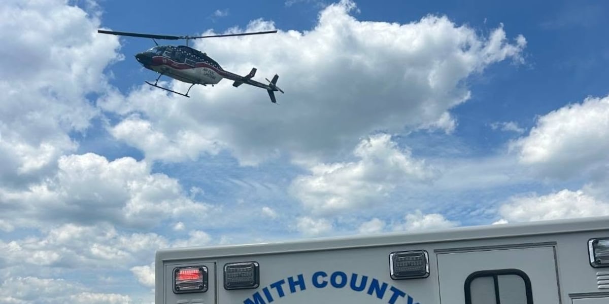Driver resuscitated after medical emergency leads to crash in Smith County