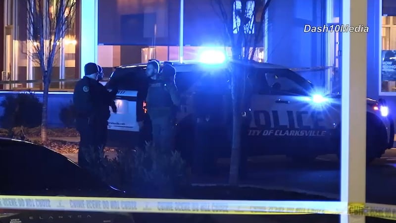 Two people were found shot outside a Chipotle in Clarksville on Monday night.