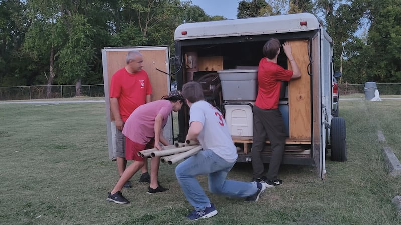 Boy Scout Troop 4 and 44 lost its camping equipment and trailer they've been using for nearly...