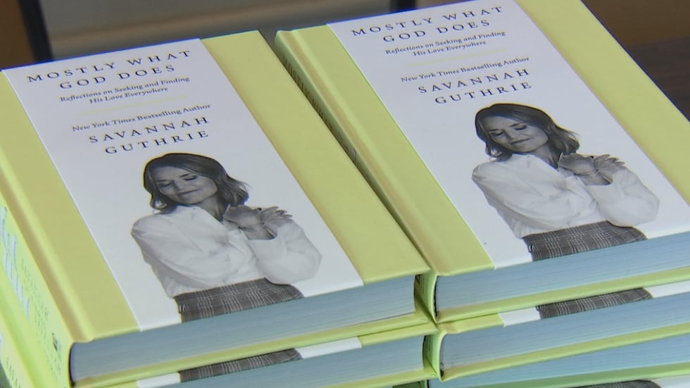 Savannah Guthrie's new book Mostly What God Does.