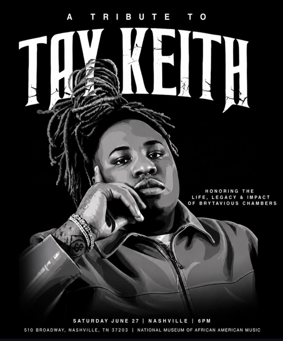‘Honoring life, legacy & impact.’ Nashville to hold tribute for producer Tay Keith after his...