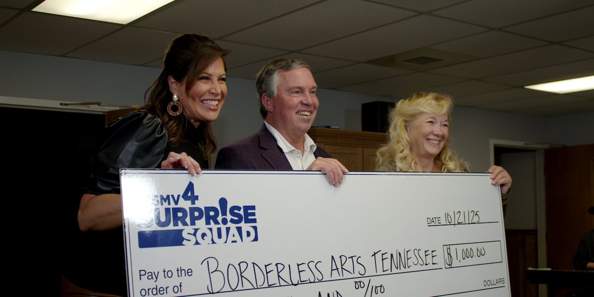 WSMV4 Surprise Squad blesses Midstate nonprofit opening up world of the arts to people with disabilities