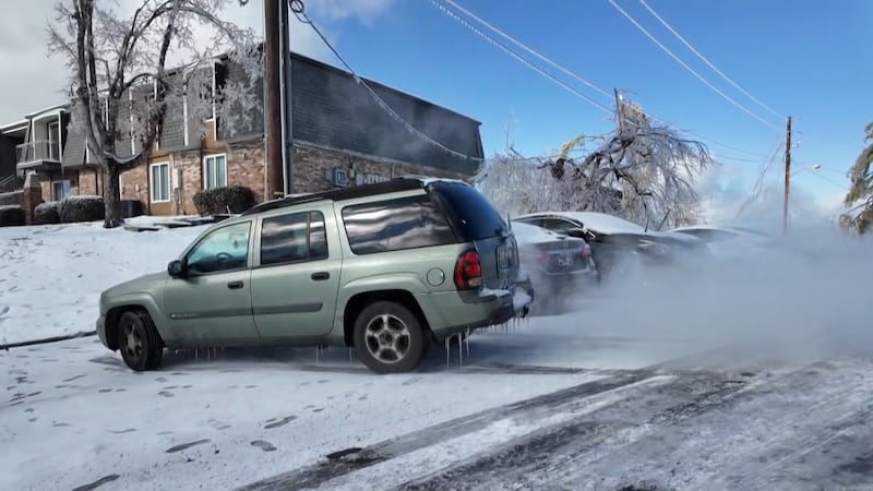 Residents of Polk Ridge Apartments have been trapped for two days on a steep hill surrounded...
