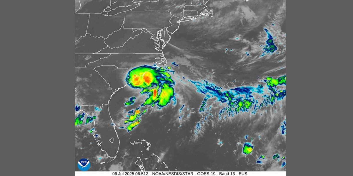 Tropical Storm Chantal makes landfall in South Carolina amid flash
