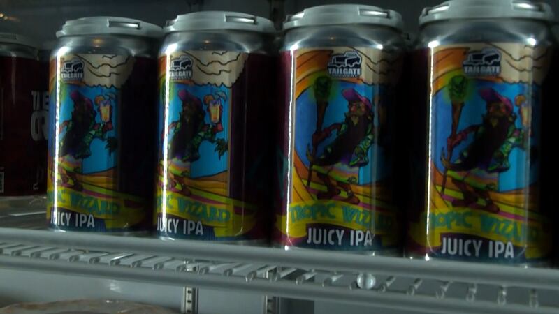 Tailgate Brewery Tropic Wizard Juicy IPA.