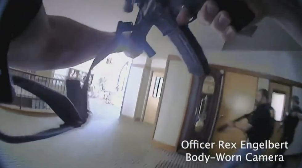 Nashville police released body camera footage from both officers who took down the shooter.