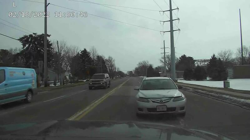 A Middleton police cruiser was involved in a head-on crash by a suspected intoxicated driver.