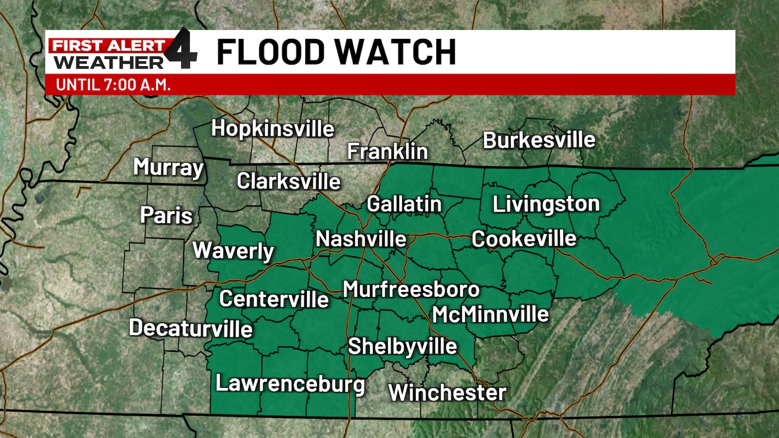 First Alert Weather Day: Strong storms produce flooding across Middle ...