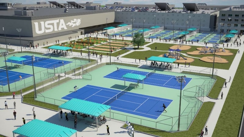 Possible designs of the Spring Hill Tennis Facility.