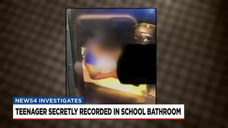 Teen recorded in restroom