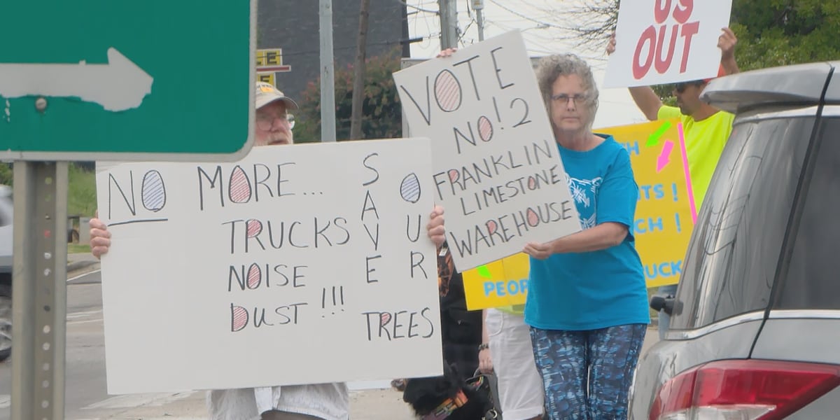 Antioch residents protest construction of warehouse they say could bring hundreds more trucks to the area
