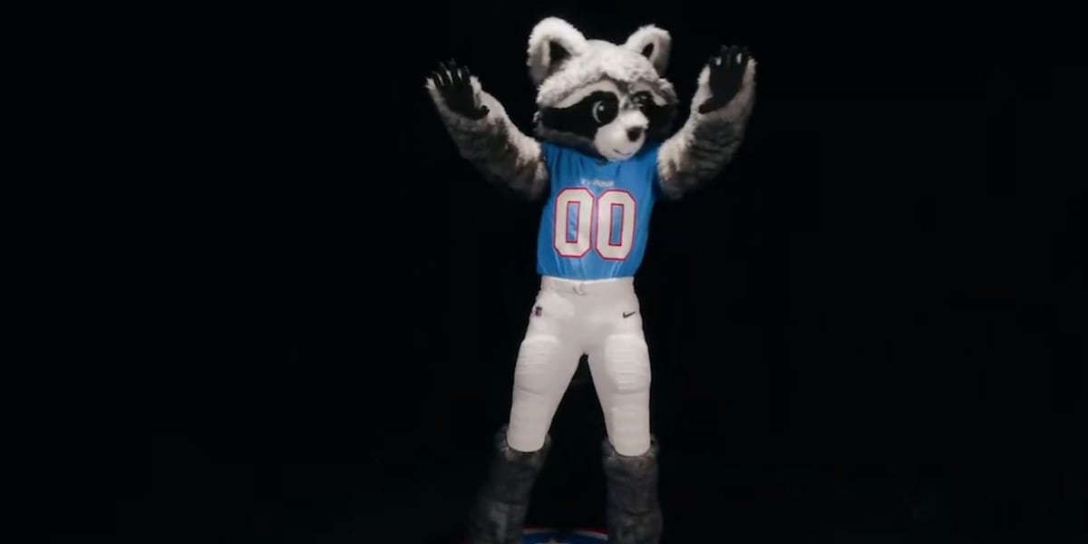 Mujsician Rac Tennessee Titans unveil new look for mascot T-Rac amid ongoing rebrand