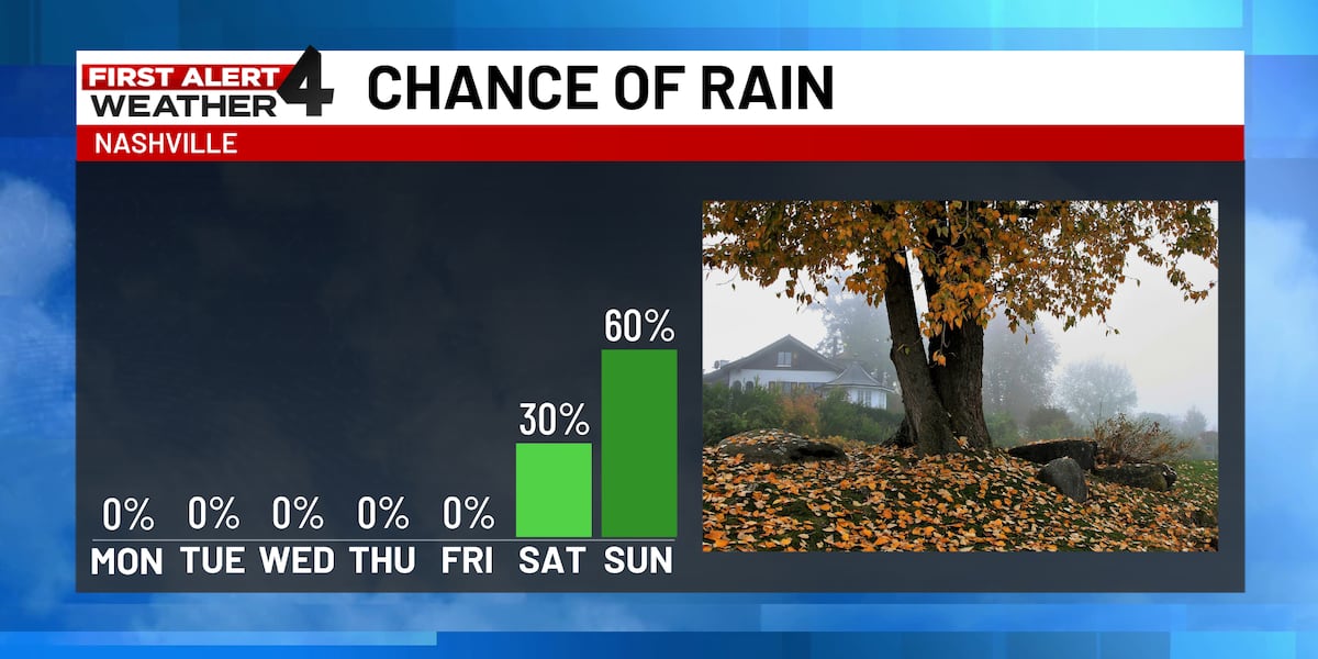 First Grade Weather First Alert Forecast: Dry, sunny weather continues; rain returns ...