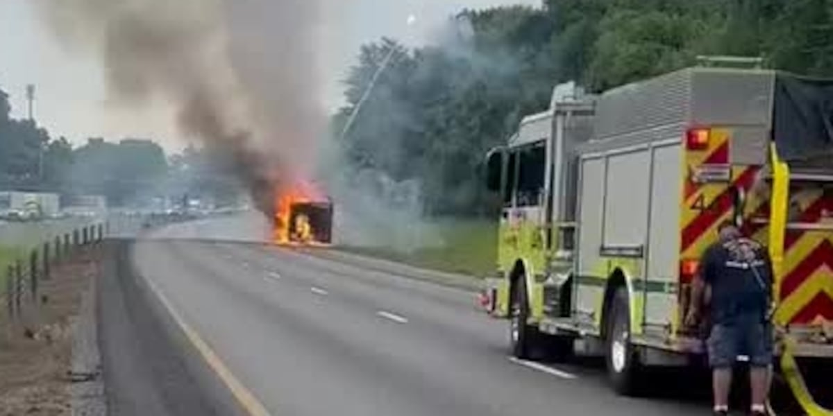 Trailer full of fireworks catches fire, causes explosions ‘endangering drivers' on Tennessee interstate