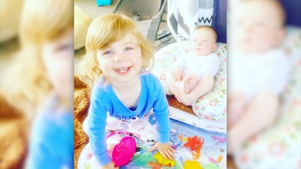 Police released photos of 2-year-old Matilda "Mattie" Sheils and 9-month-old Conrad Sheils....
