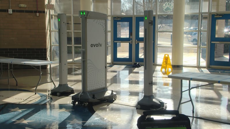 Metro Nashville Public Schools reports that five guns have been detected by the weapon...