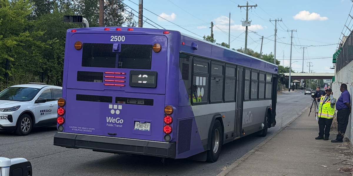 Driver injured after WeGo bus, car collide