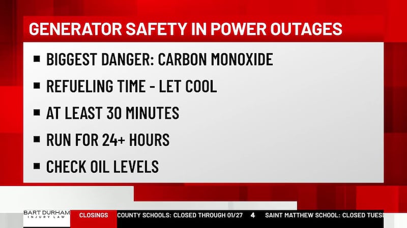 Using a generator indoors “can kill you in minutes,” officials warn.