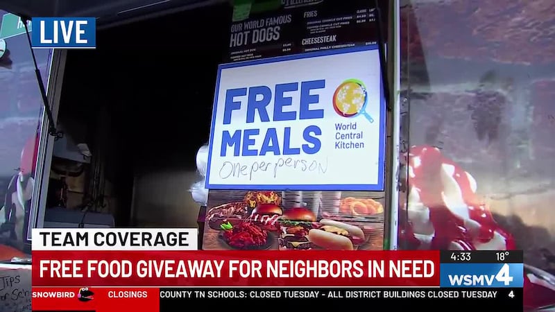A food truck from Kentucky came down to Middle Tennessee to serve people in need in the...