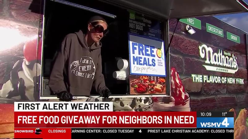 The truck is run by volunteers and a generator.