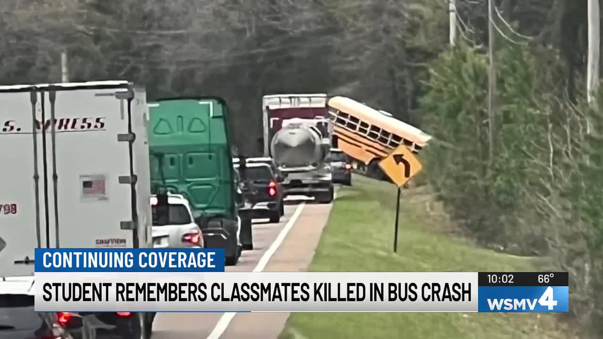 Student remembers classmates killed in bus crash